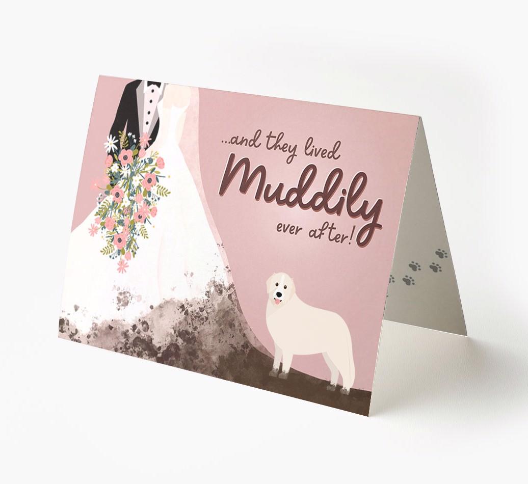 Muddily Ever After: Personalised {breedFullName} Card