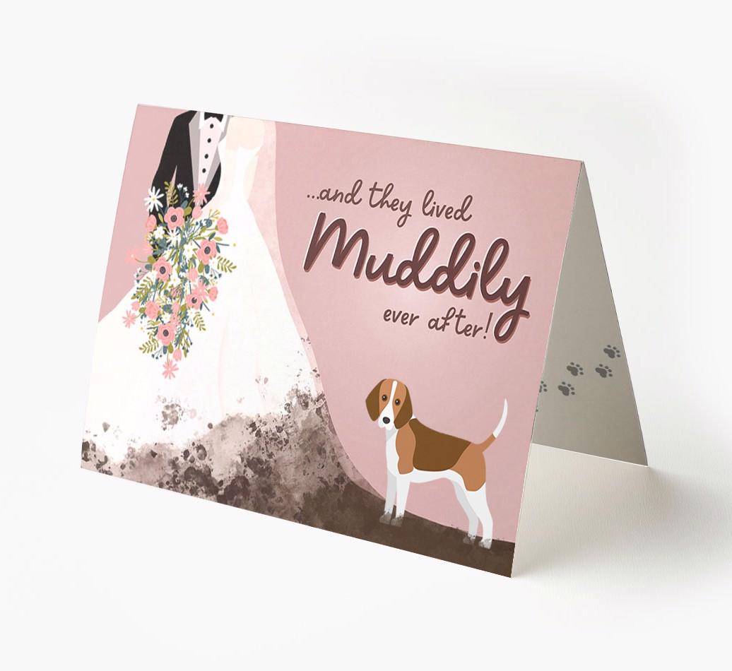Muddily Ever After: Personalized {breedFullName} Card