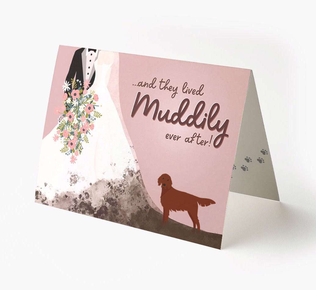 Muddily Ever After: Personalized {breedFullName} Card