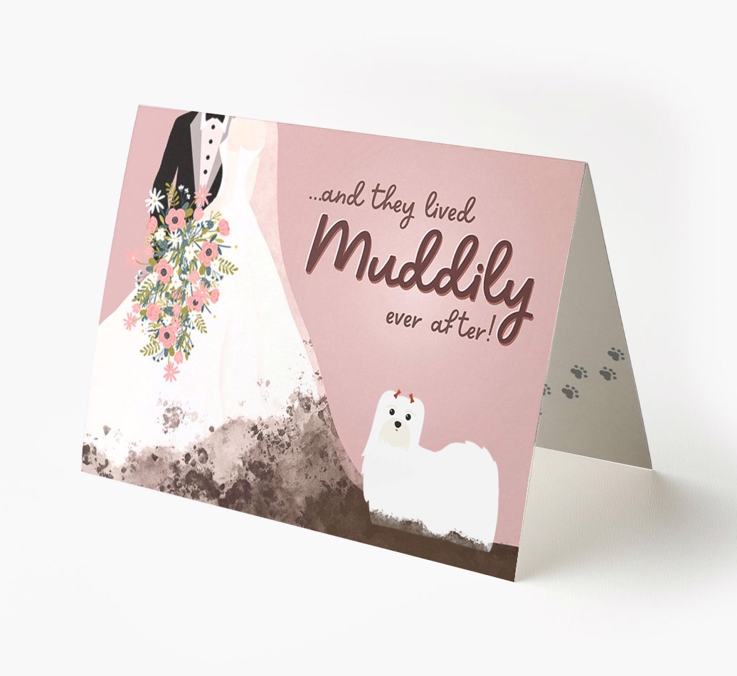 Muddily Ever After: Personalized {breedFullName} Card