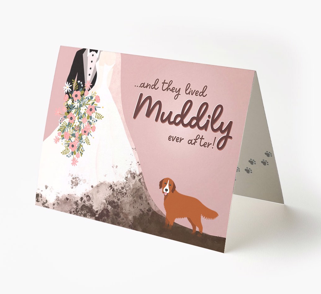 Muddily Ever After: Personalized {breedFullName} Card