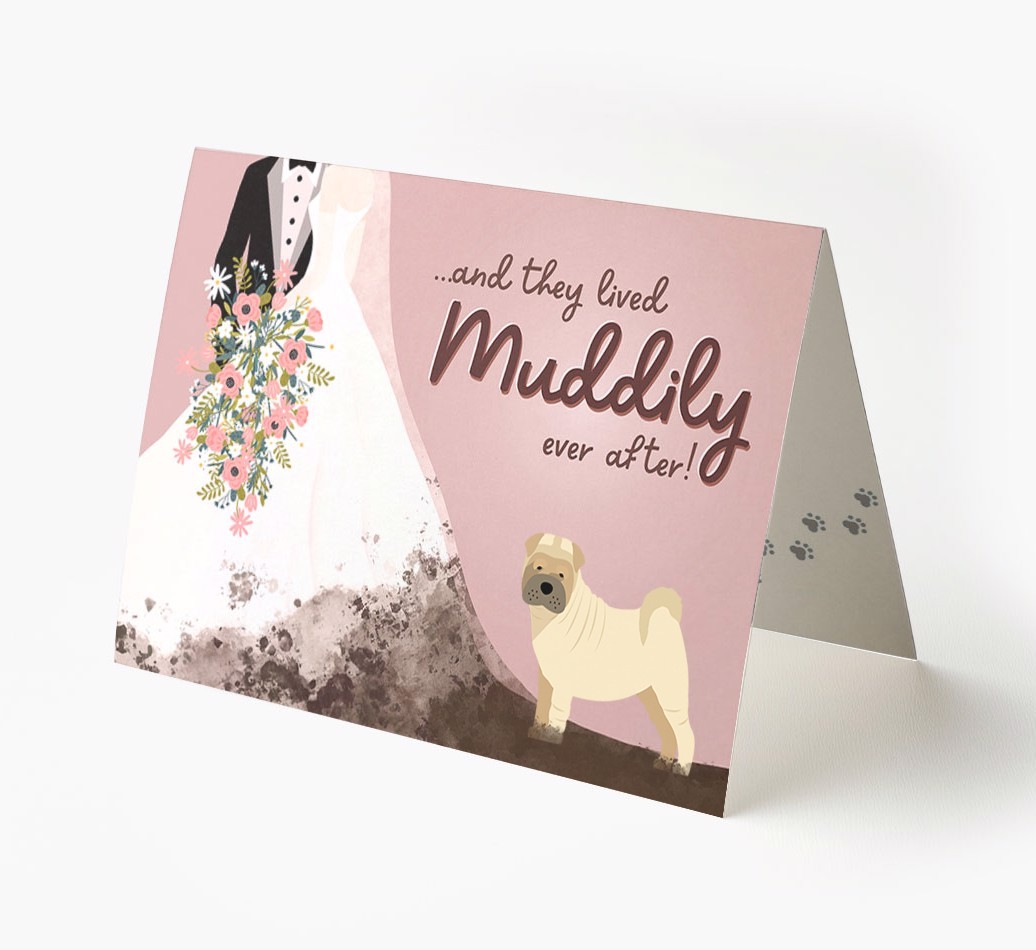 Muddily Ever After: Personalized {breedFullName} Card