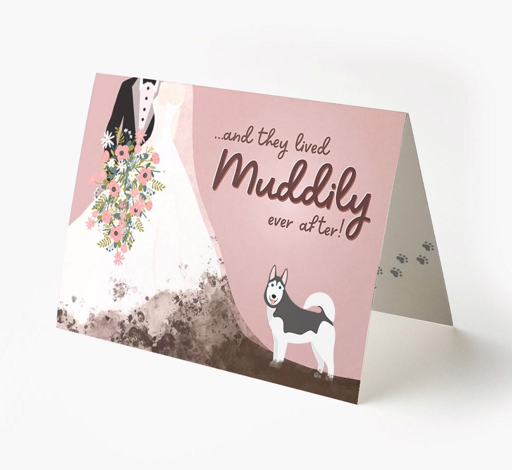 Muddily Ever After: Personalized {breedFullName} Card