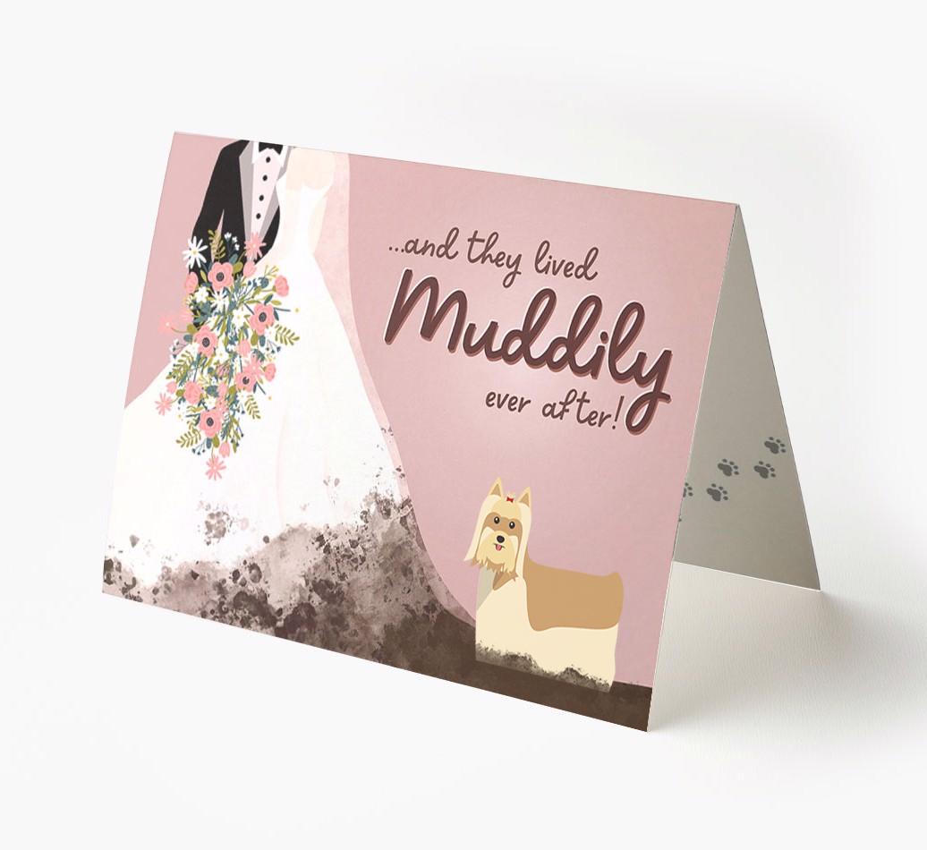 Muddily Ever After: Personalised {breedFullName} Card