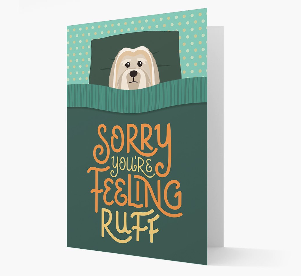 Sorry You're Feeling Ruff - Personalised {breedFullName} Card
