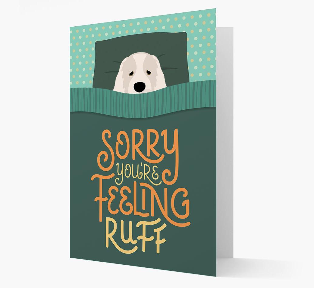 Sorry You're Feeling Ruff: Personalized {breedFullName} Card