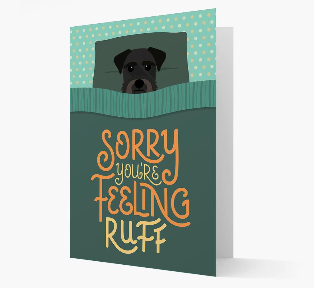 Sorry You're Feeling Ruff: Personalized {breedFullName} Card