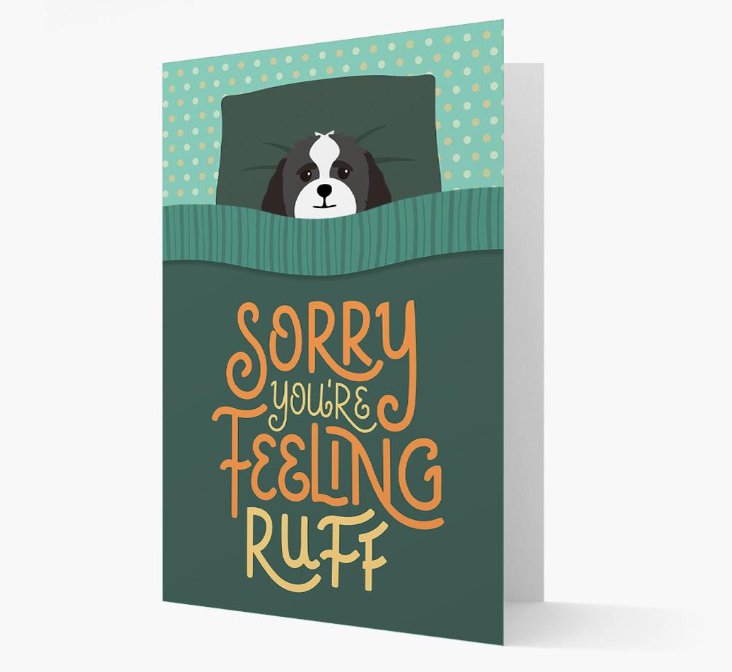 Sorry You're Feeling Ruff: Personalized {breedFullName} Card