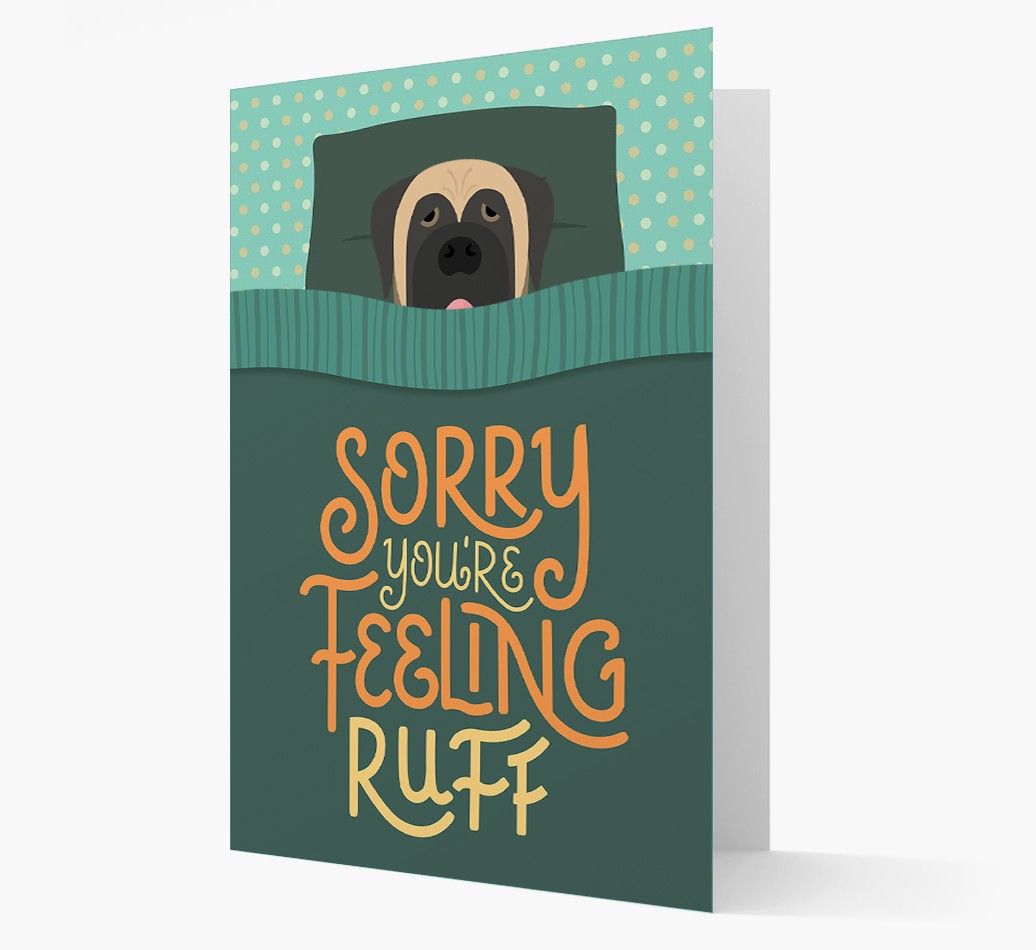 Sorry You're Feeling Ruff: Personalized {breedFullName} Card