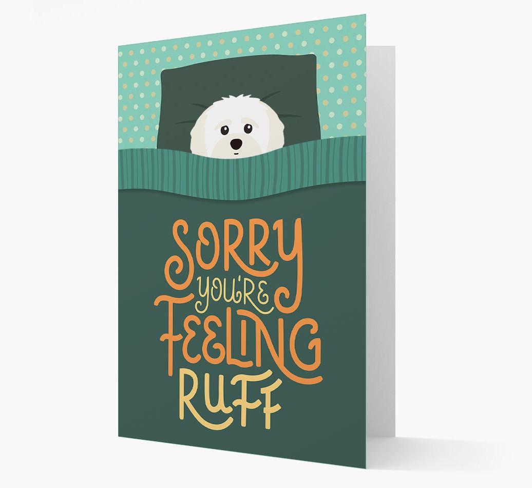 Sorry You're Feeling Ruff: Personalized {breedFullName} Card