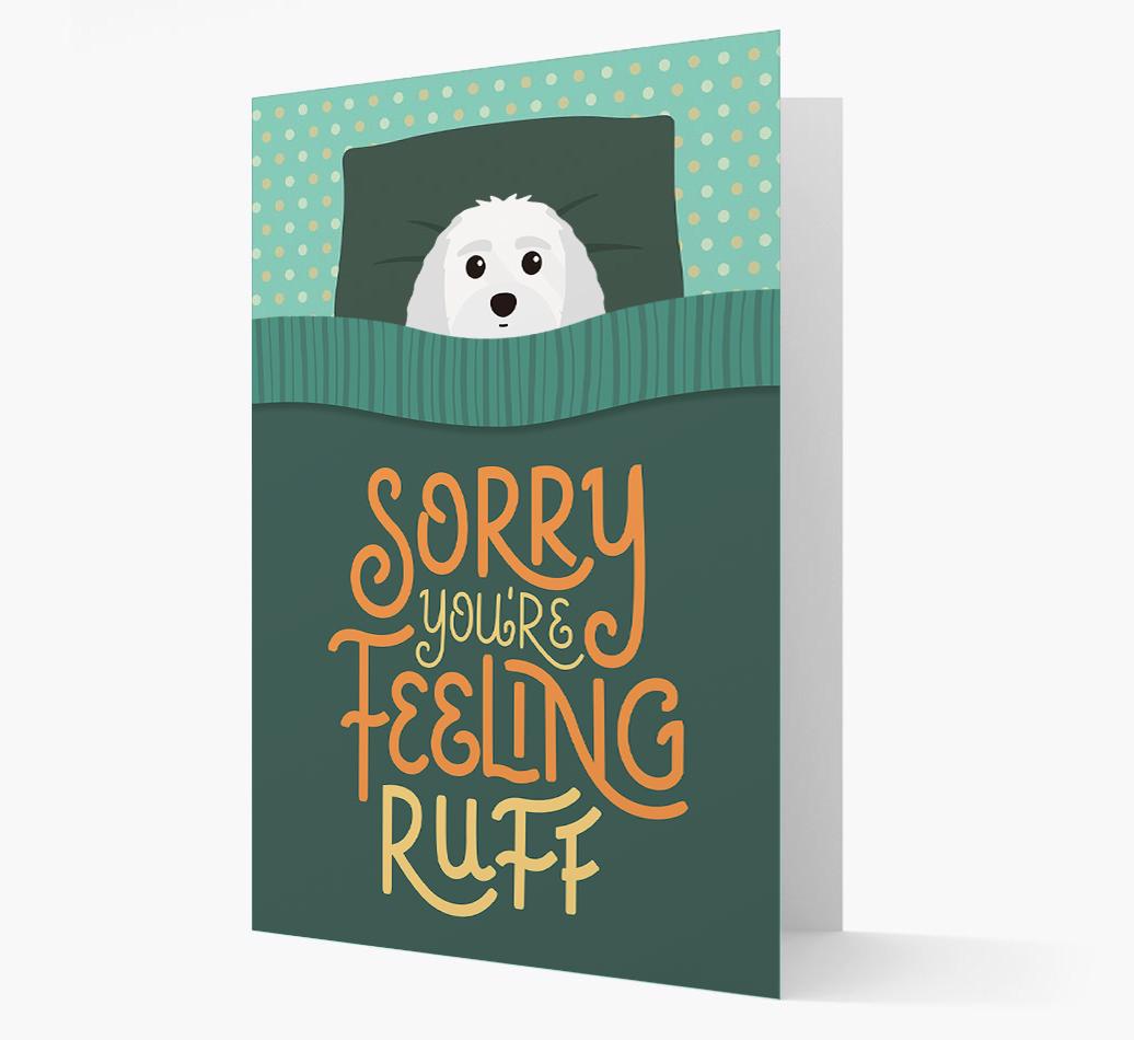 Sorry You're Feeling Ruff: Personalized {breedFullName} Card