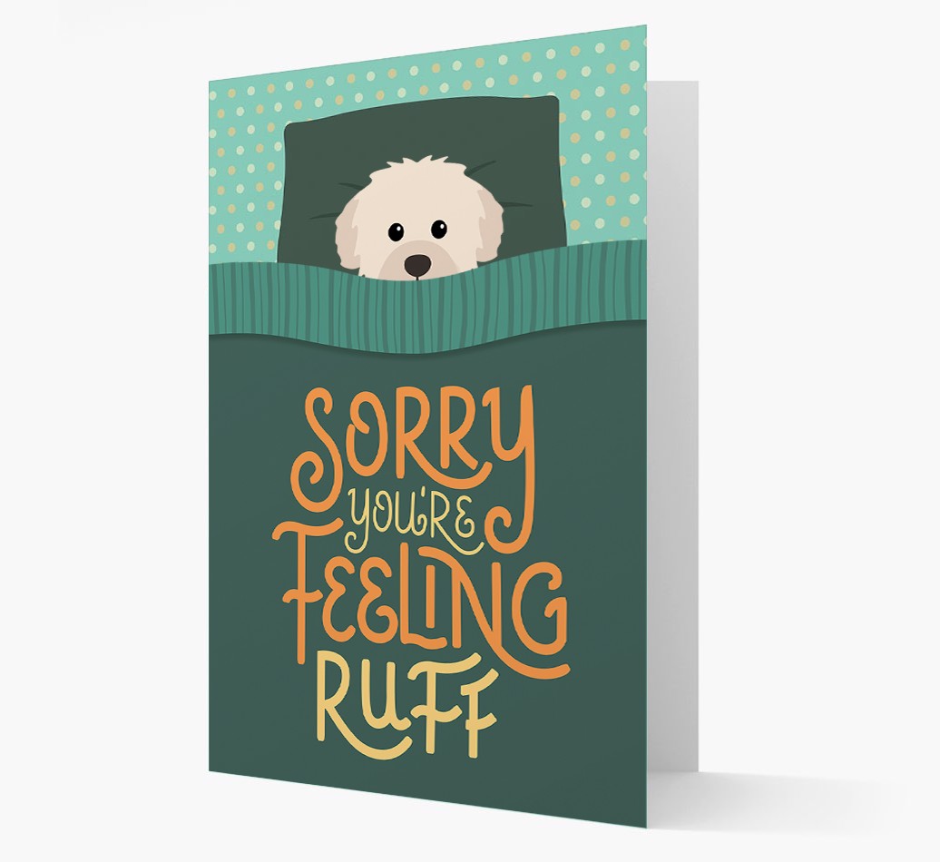 Sorry You're Feeling Ruff: Personalized {breedFullName} Card