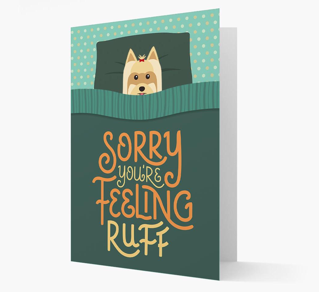 Sorry You're Feeling Ruff - Personalised {breedFullName} Card