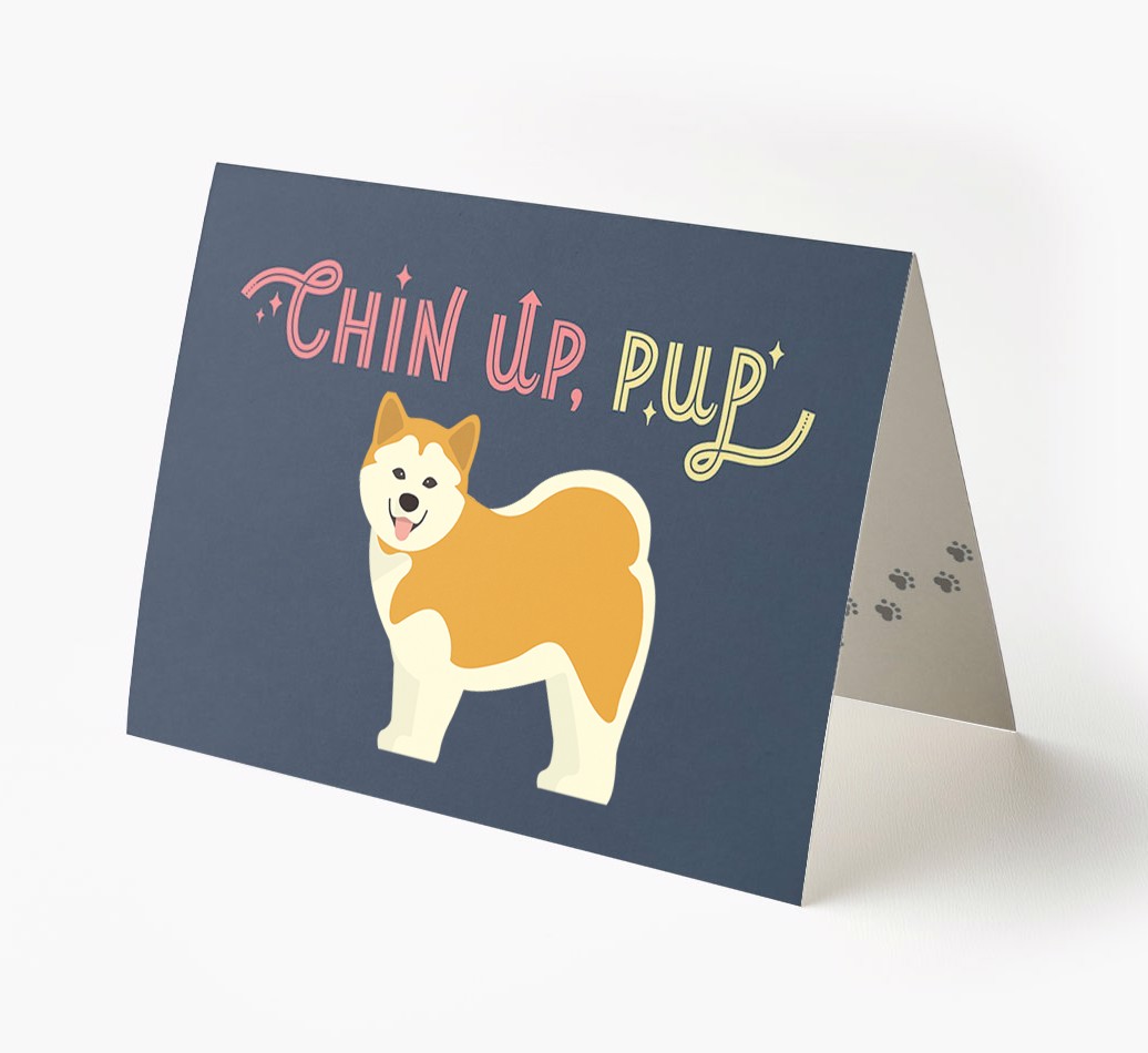 Chin Up, Pup: Personalized {breedFullName} Card