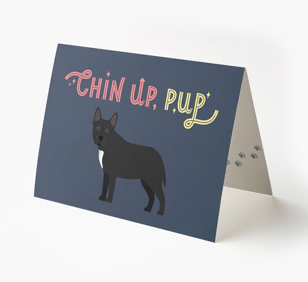 Chin Up, Pup: Personalized {breedFullName} Card