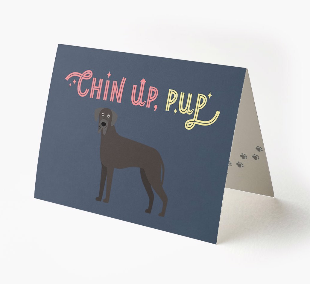 Chin Up, Pup: Personalized {breedFullName} Card