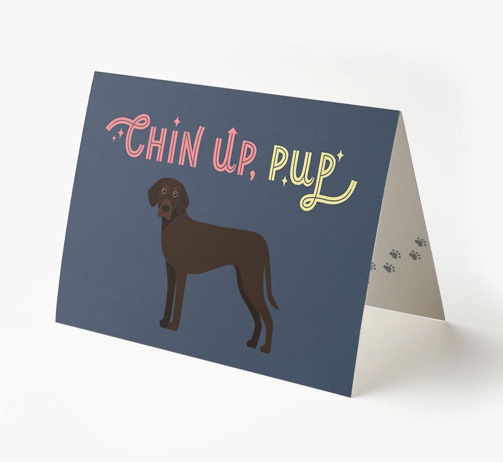 Chin Up, Pup: Personalized {breedFullName} Card