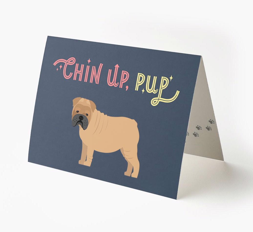 Chin Up, Pup: Personalized {breedFullName} Card