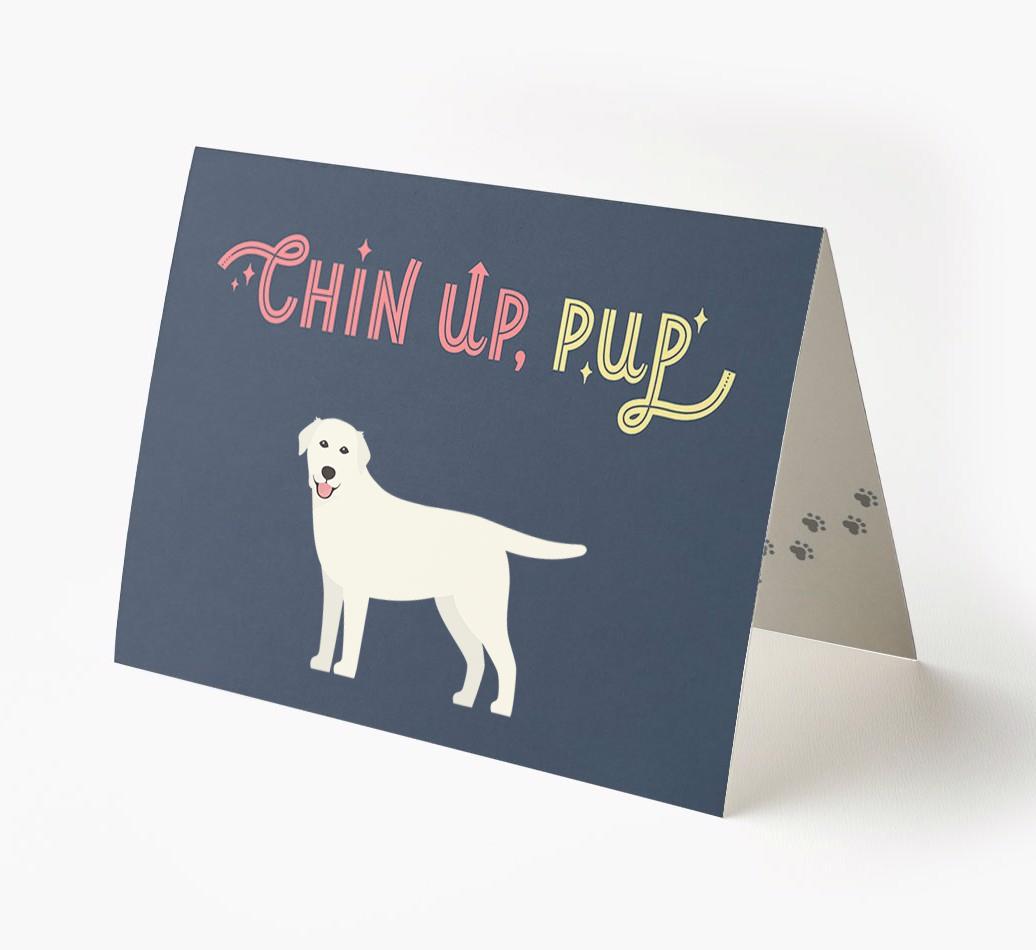 Chin Up, Pup: Personalized {breedFullName} Card