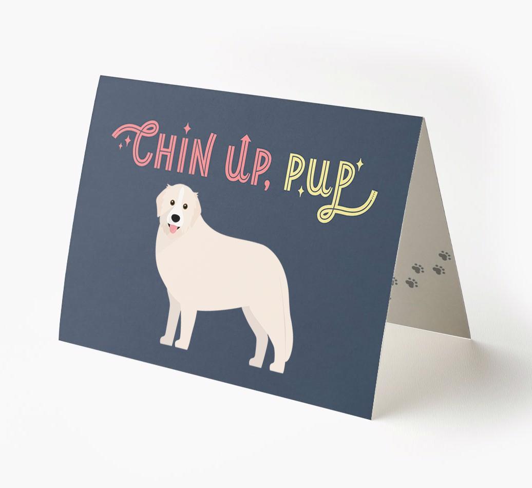 Chin Up, Pup: Personalised {breedFullName} Card