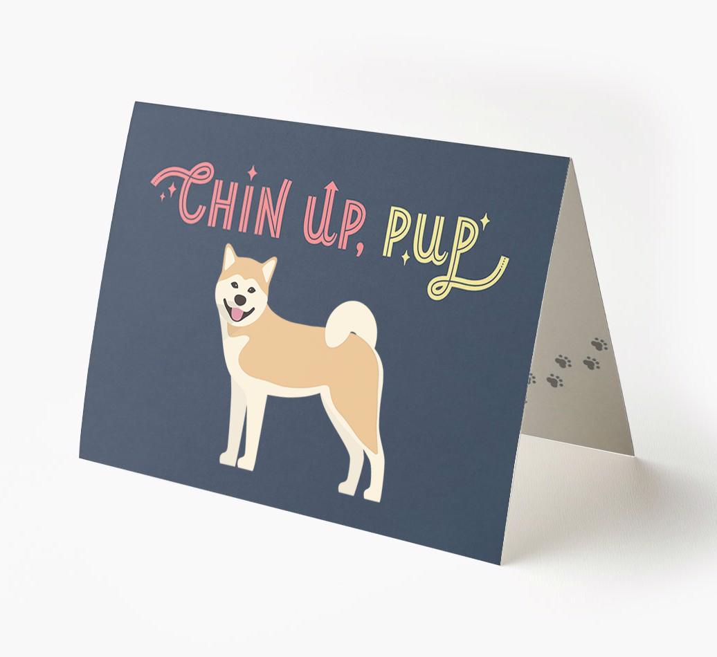 Chin Up, Pup: Personalized {breedFullName} Card