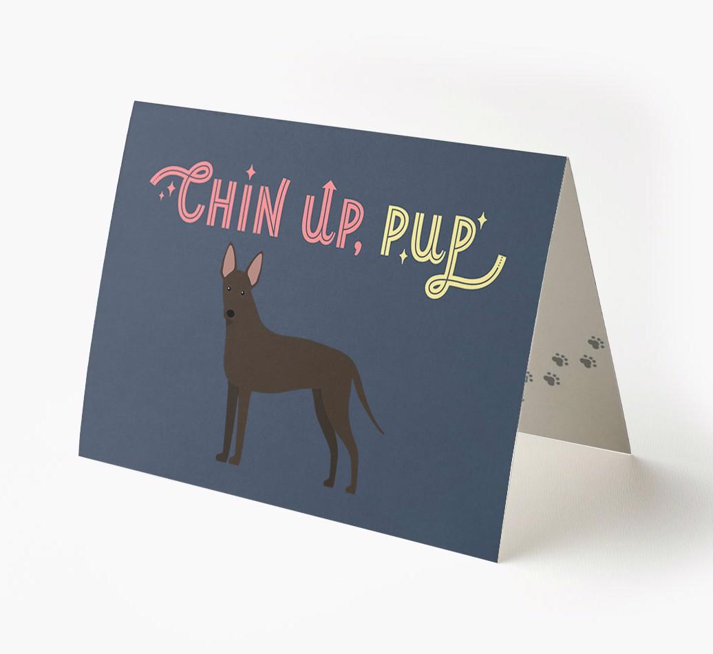 Chin Up, Pup: Personalized {breedFullName} Card