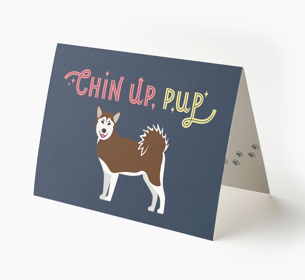Chin Up, Pup: Personalized {breedFullName} Card