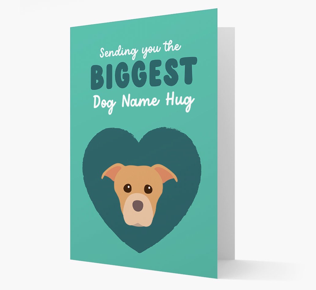 Biggest Hug: Personalised {breedFullName} Card