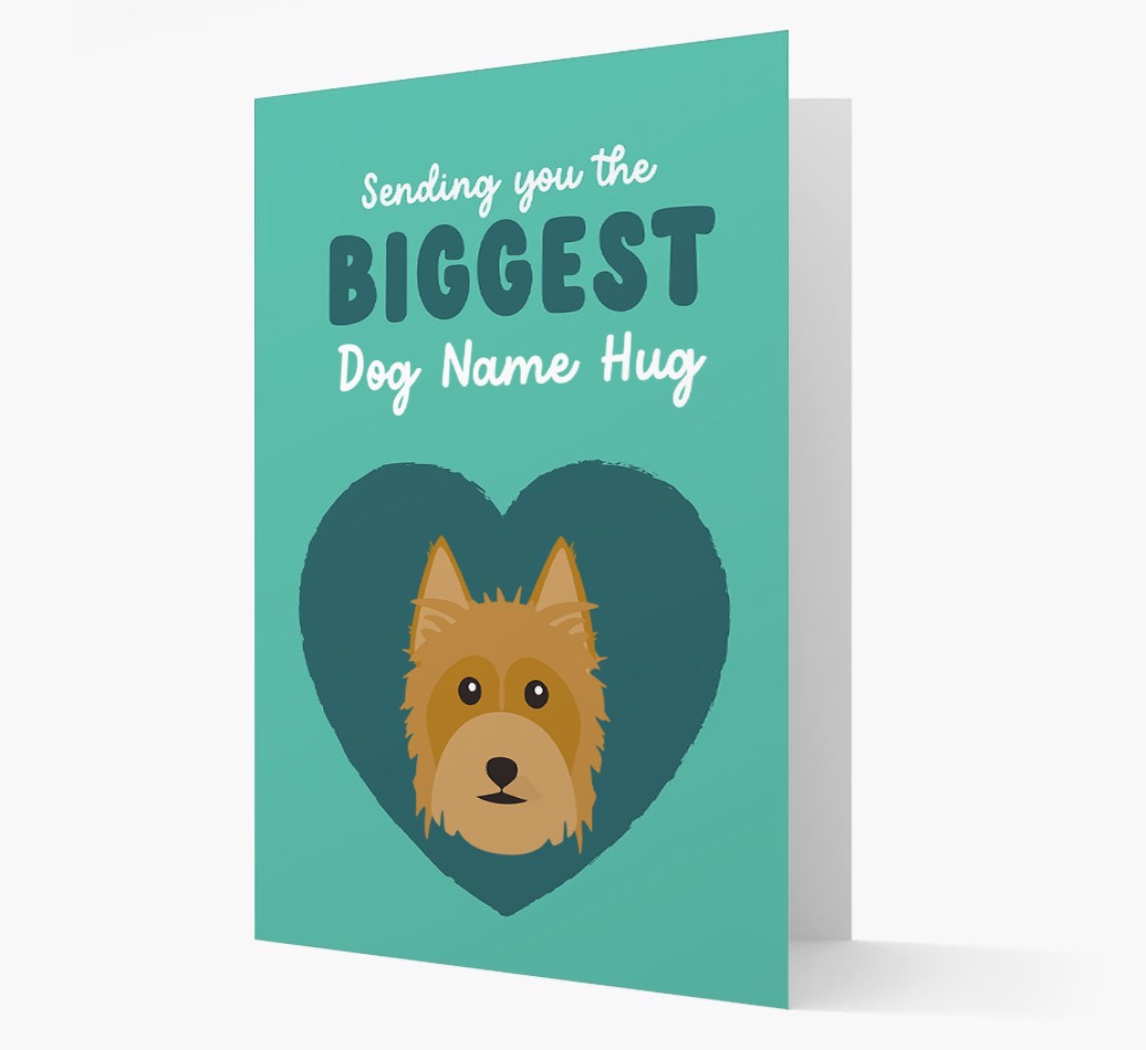 Biggest Hug: Personalised {breedFullName} Card