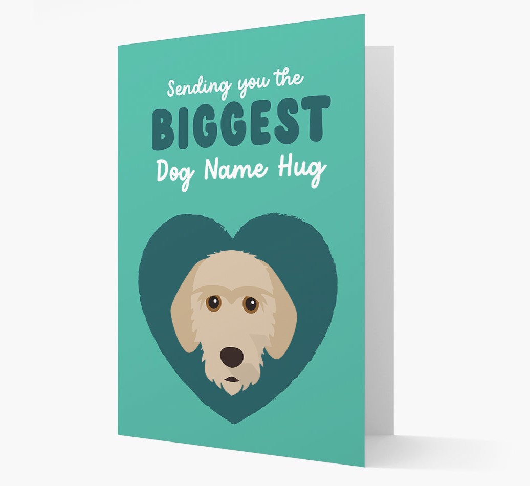 Biggest Hug: Personalised {breedFullName} Card