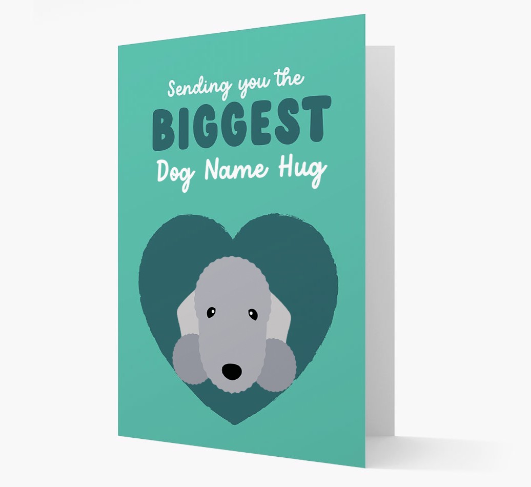 Biggest Hug: Personalised {breedFullName} Card
