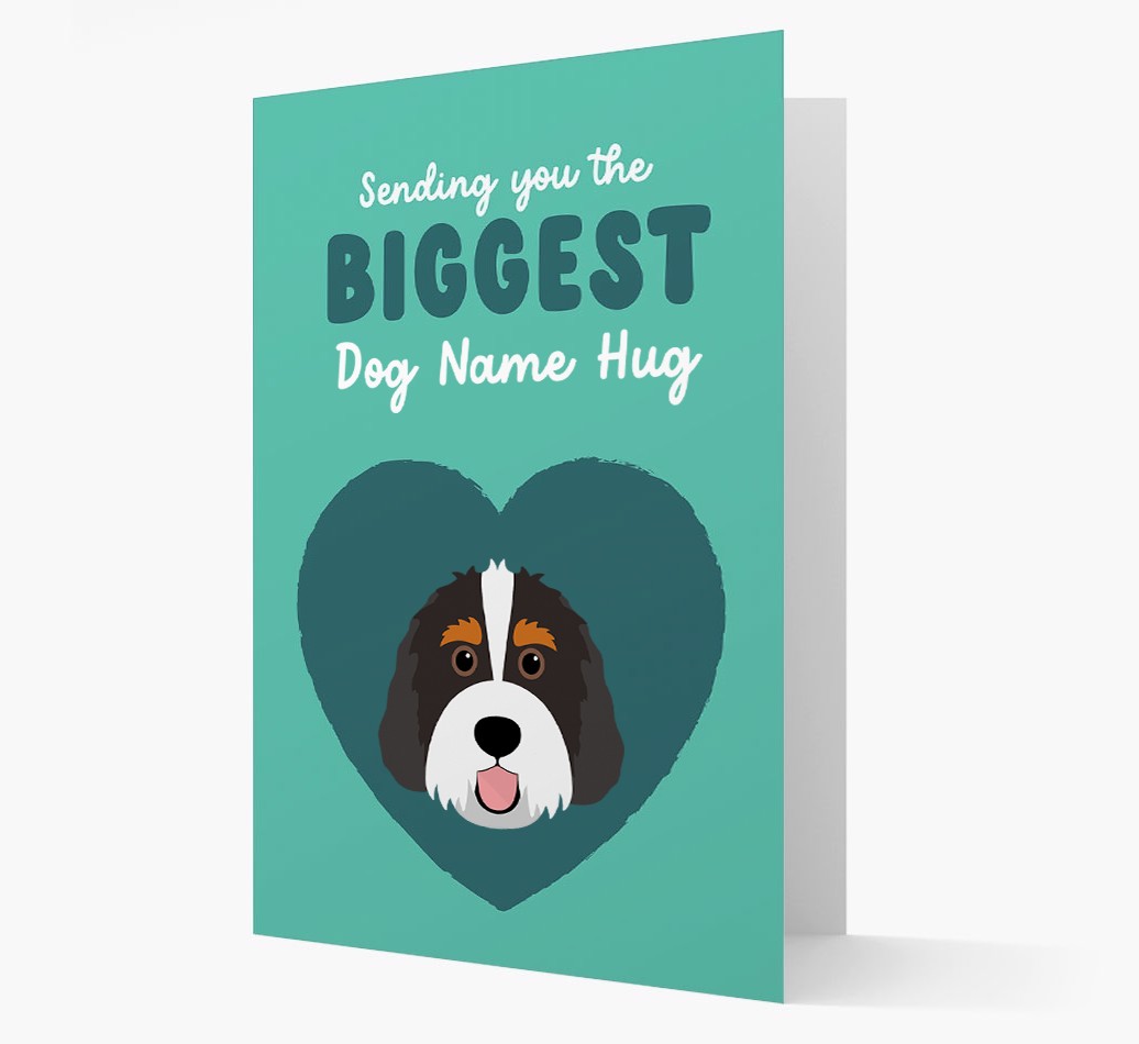 Biggest Hug: Personalised {breedFullName} Card