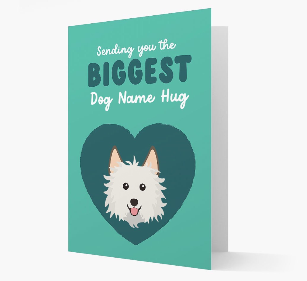 Biggest Hug: Personalized {breedFullName} Card
