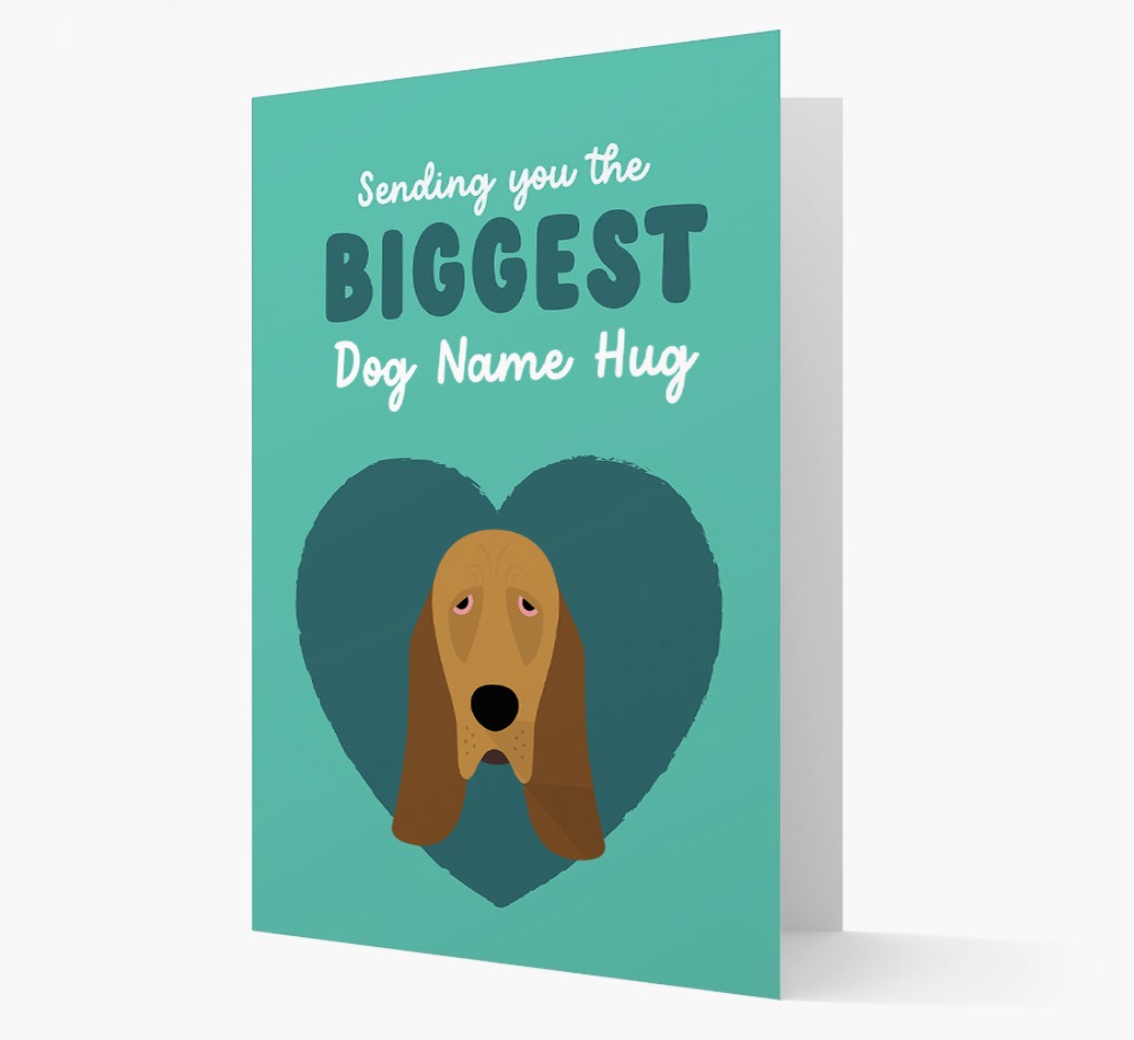 Biggest Hug: Personalised {breedFullName} Card
