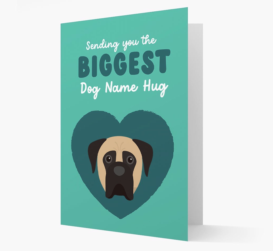 Biggest Hug: Personalised {breedFullName} Card