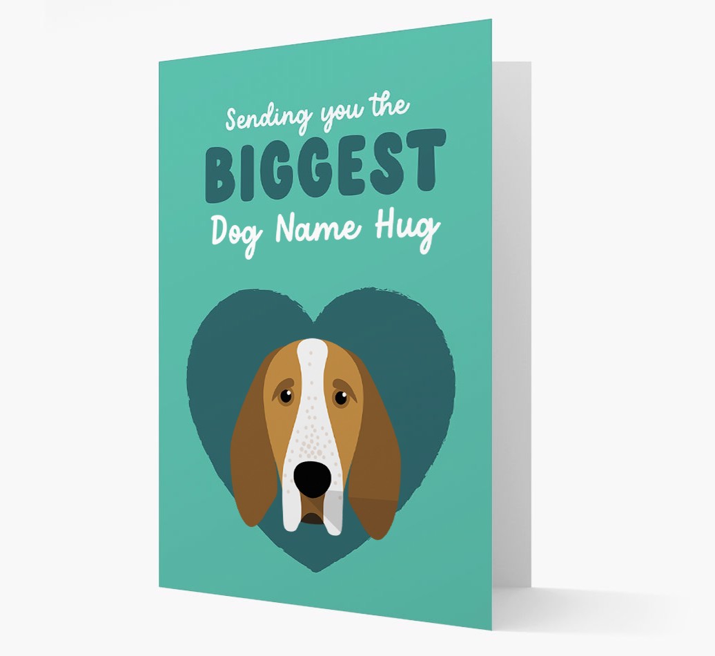 Biggest Hug: Personalised {breedFullName} Card