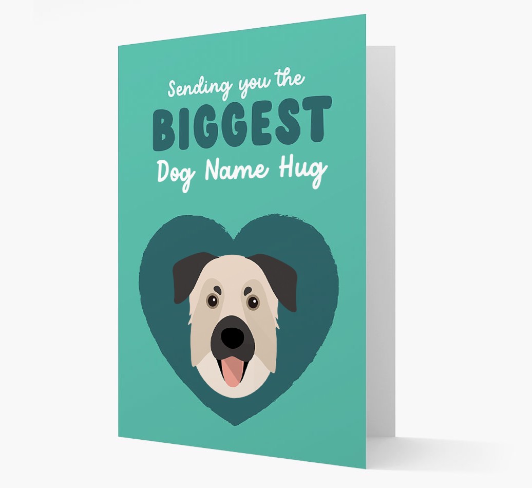 Biggest Hug: Personalised {breedFullName} Card