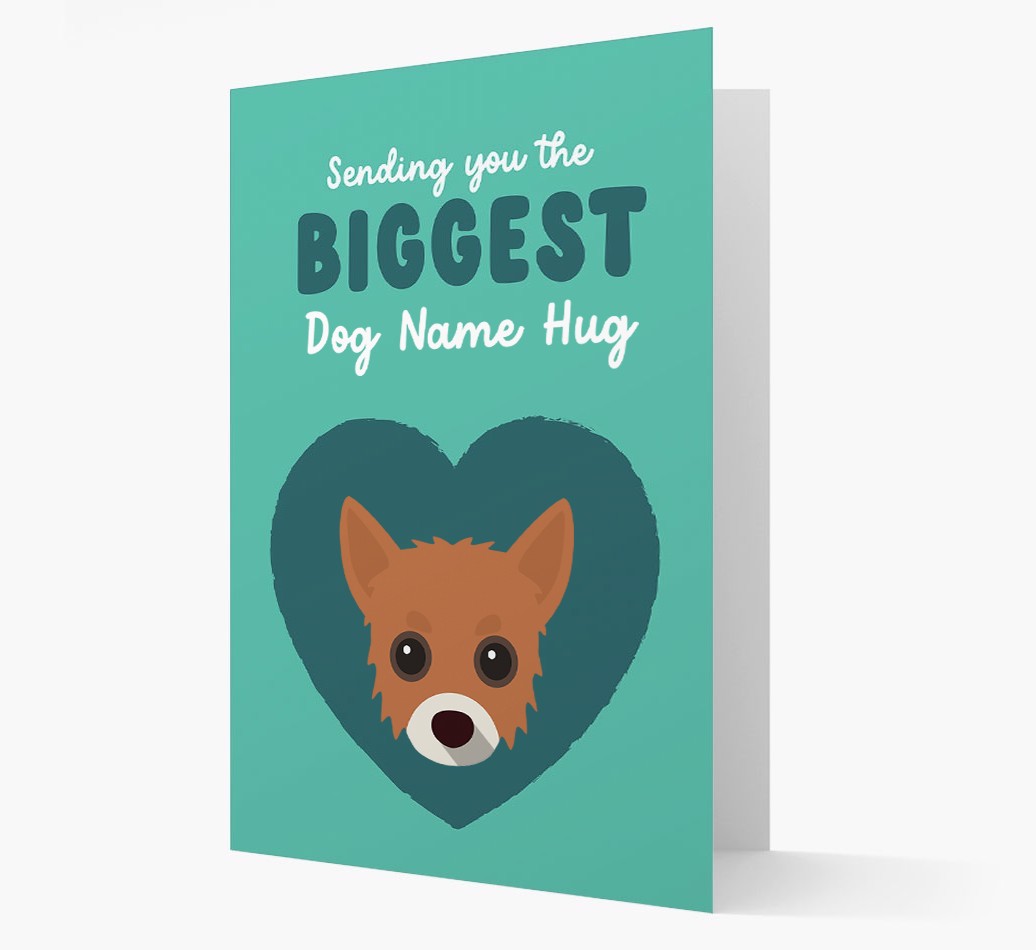 Biggest Hug: Personalised {breedFullName} Card