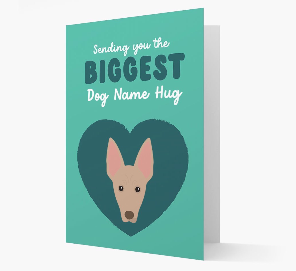 Biggest Hug: Personalised {breedFullName} Card