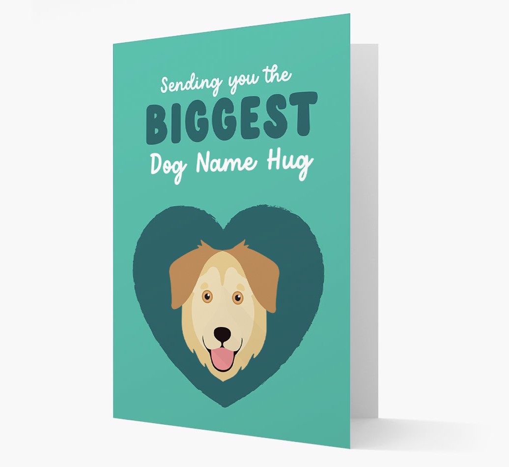 Biggest Hug: Personalised {breedFullName} Card