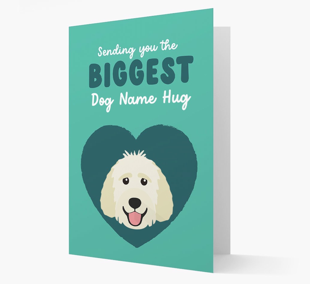 Biggest Hug: Personalised {breedFullName} Card