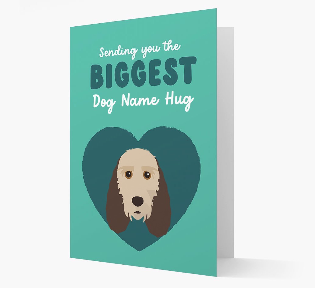 Biggest Hug: Personalised {breedFullName} Card
