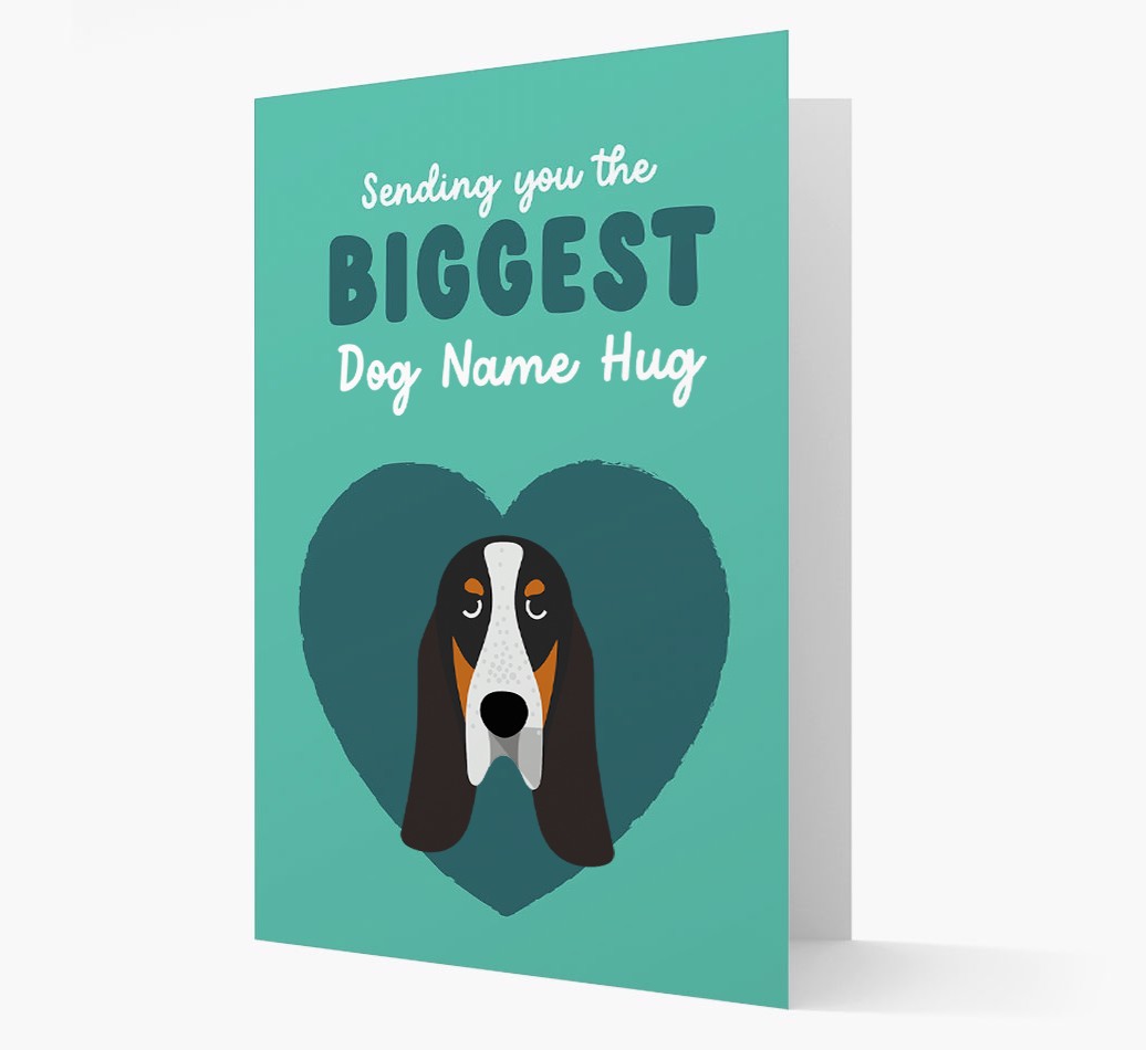 Biggest Hug: Personalised {breedFullName} Card