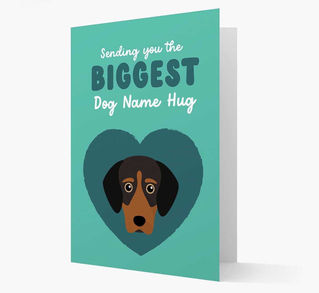 Biggest Hug: Personalised {breedFullName} Card
