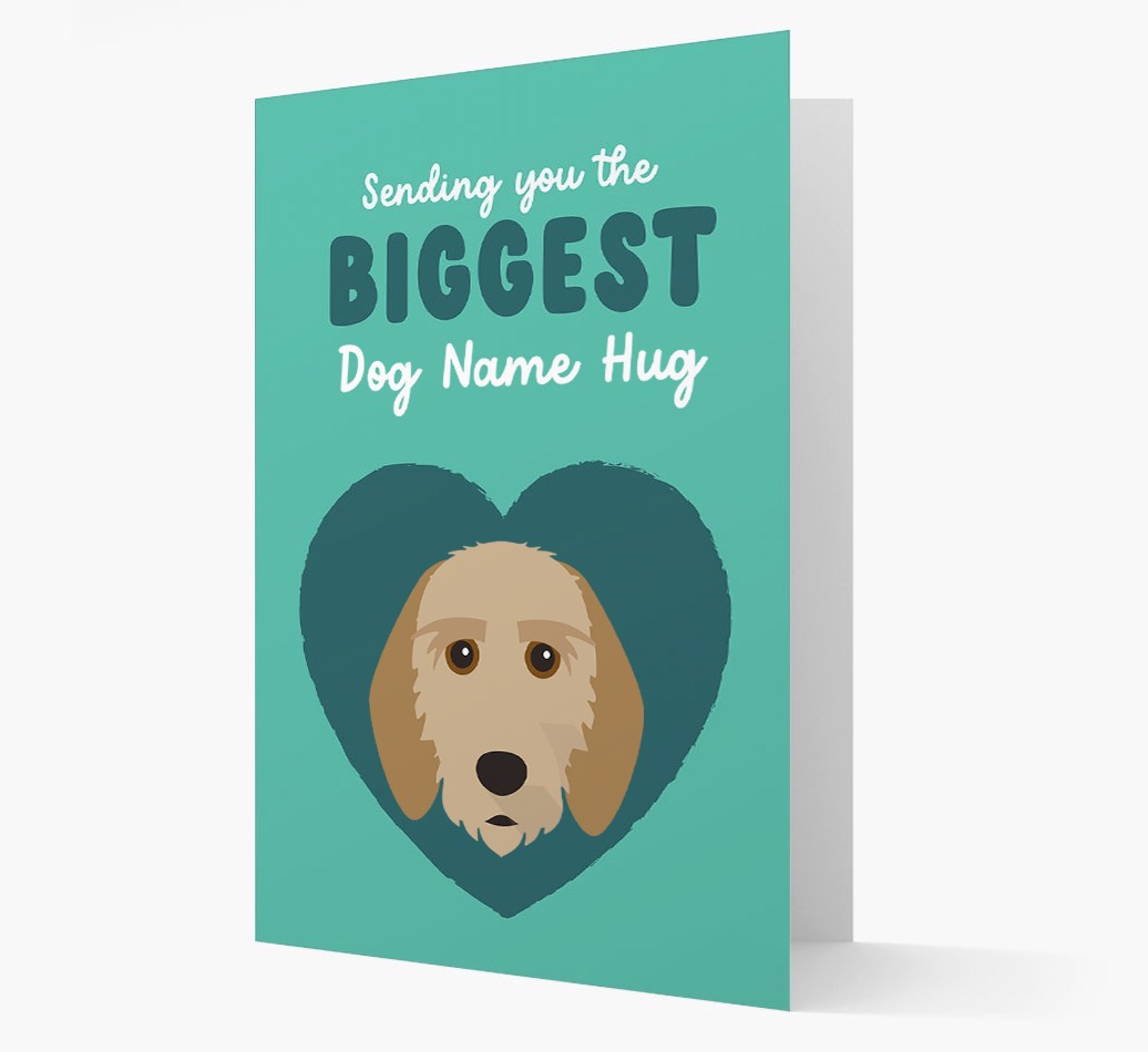 Biggest Hug: Personalised {breedFullName} Card