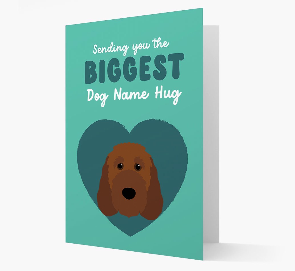 Biggest Hug: Personalised {breedFullName} Card