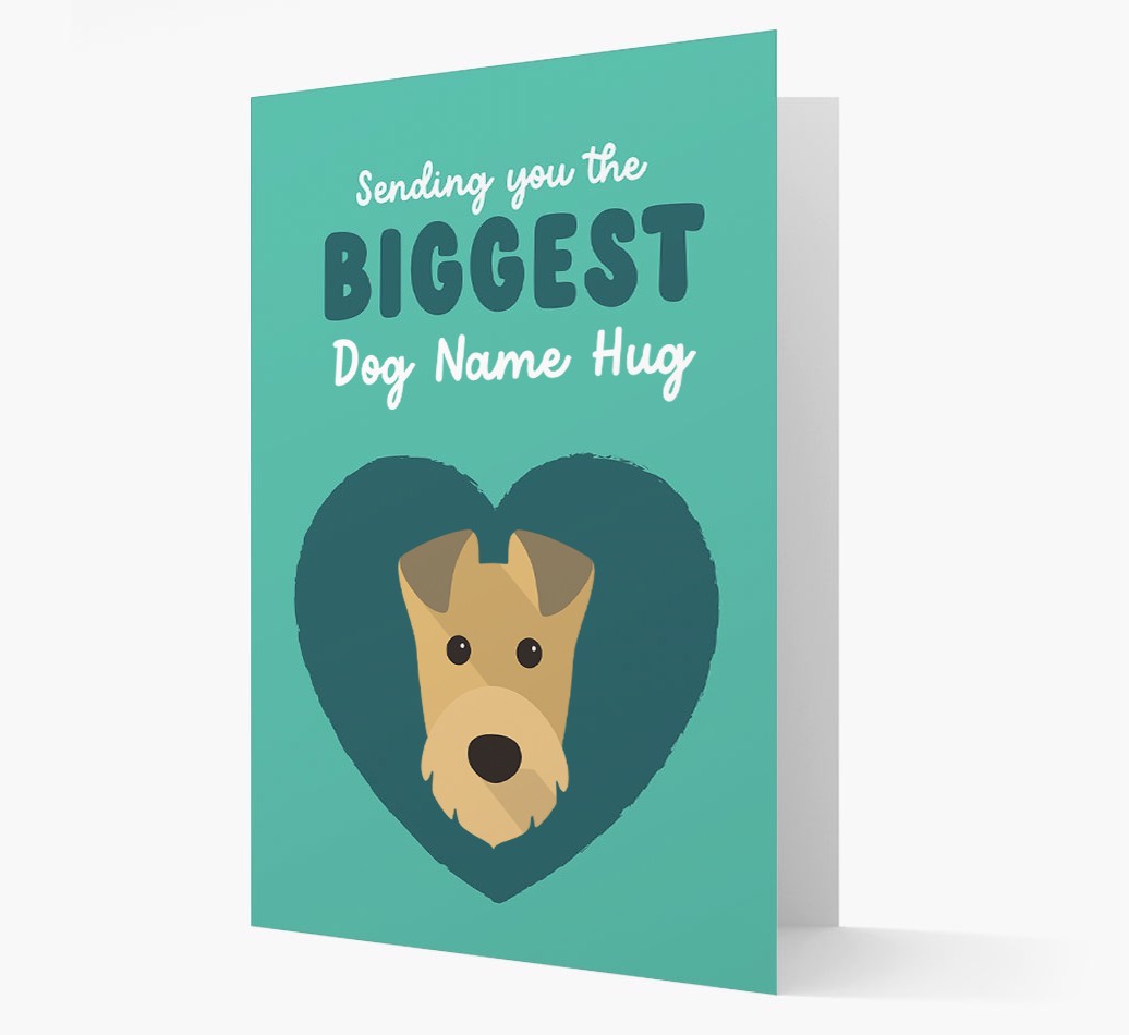 Biggest Hug: Personalised {breedFullName} Card