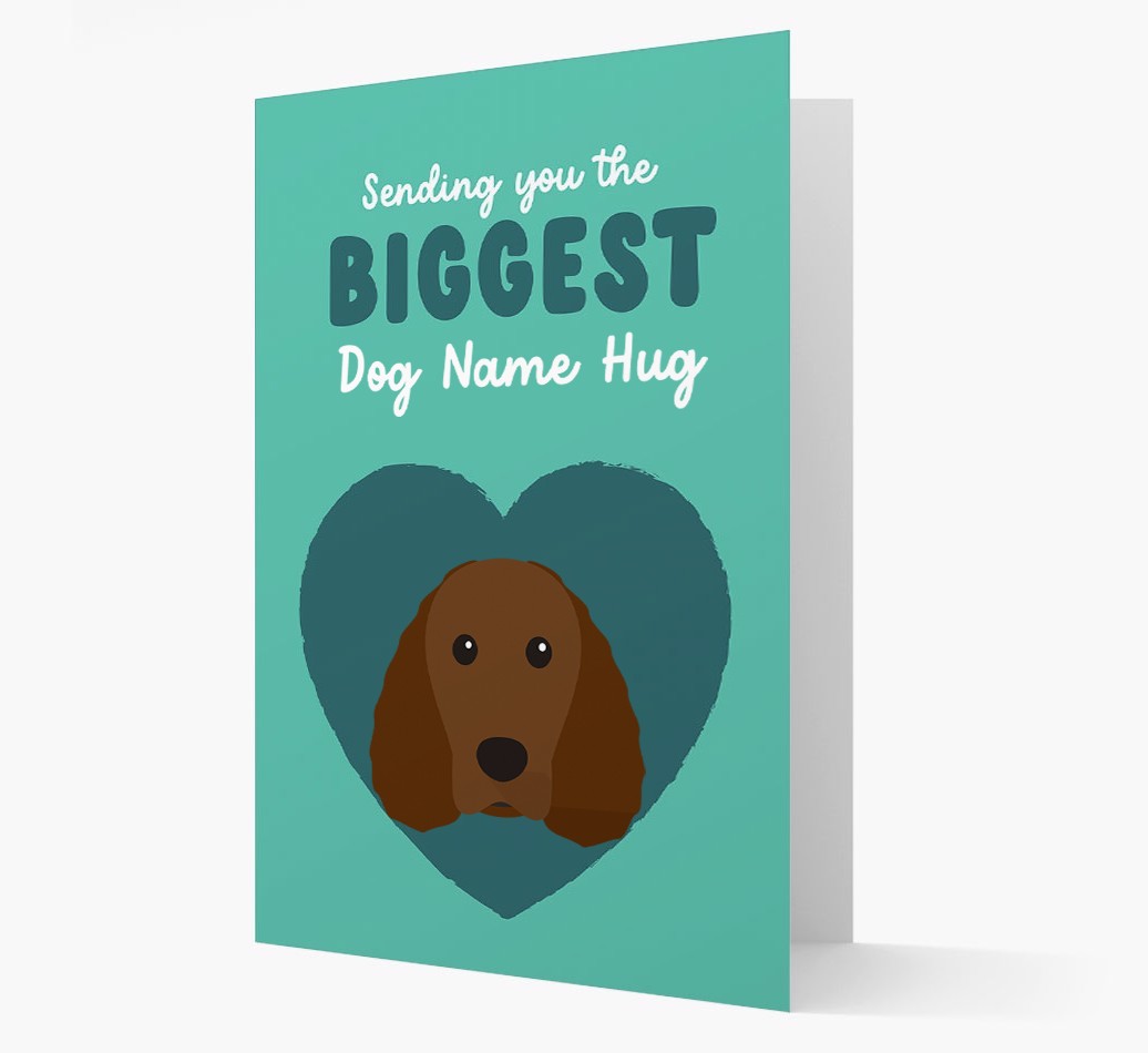 Biggest Hug: Personalised {breedFullName} Card