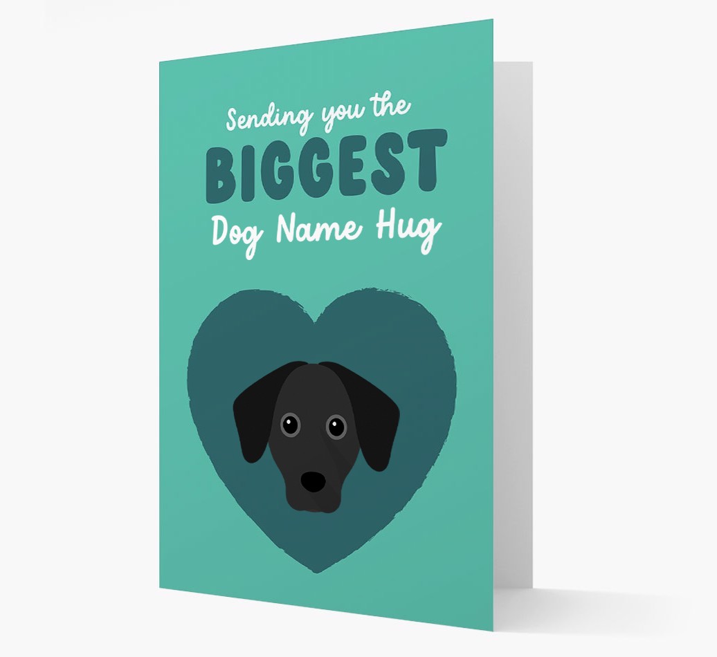 Biggest Hug: Personalised {breedFullName} Card