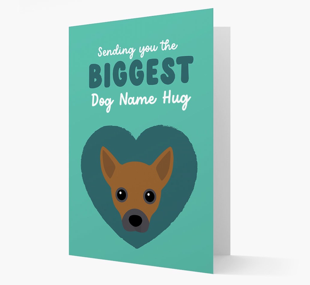 Biggest Hug: Personalised {breedFullName} Card